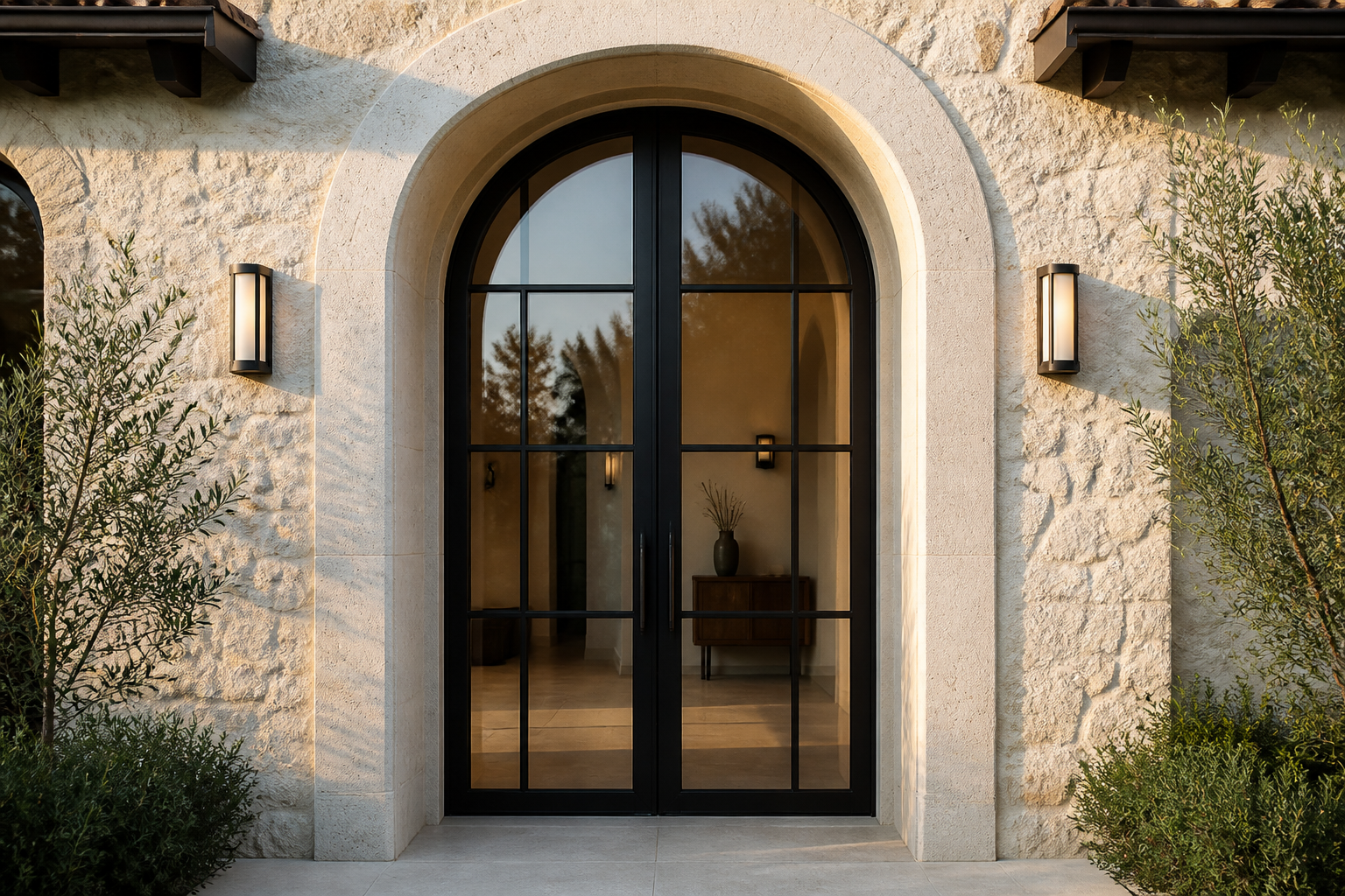 VLX 100 Arched / Custom Door in Port St. Lucie, FL | TruePane Windows & Doors - detail 3