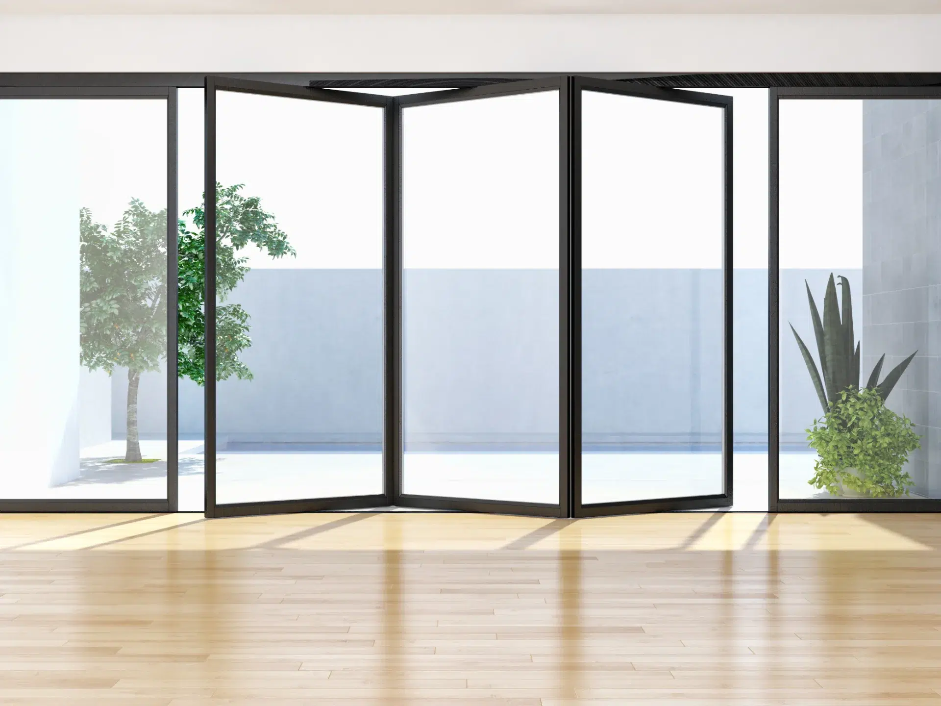 VLX 100 Bifold / Folding Door in Port St. Lucie, FL | TruePane Windows & Doors - detail 1