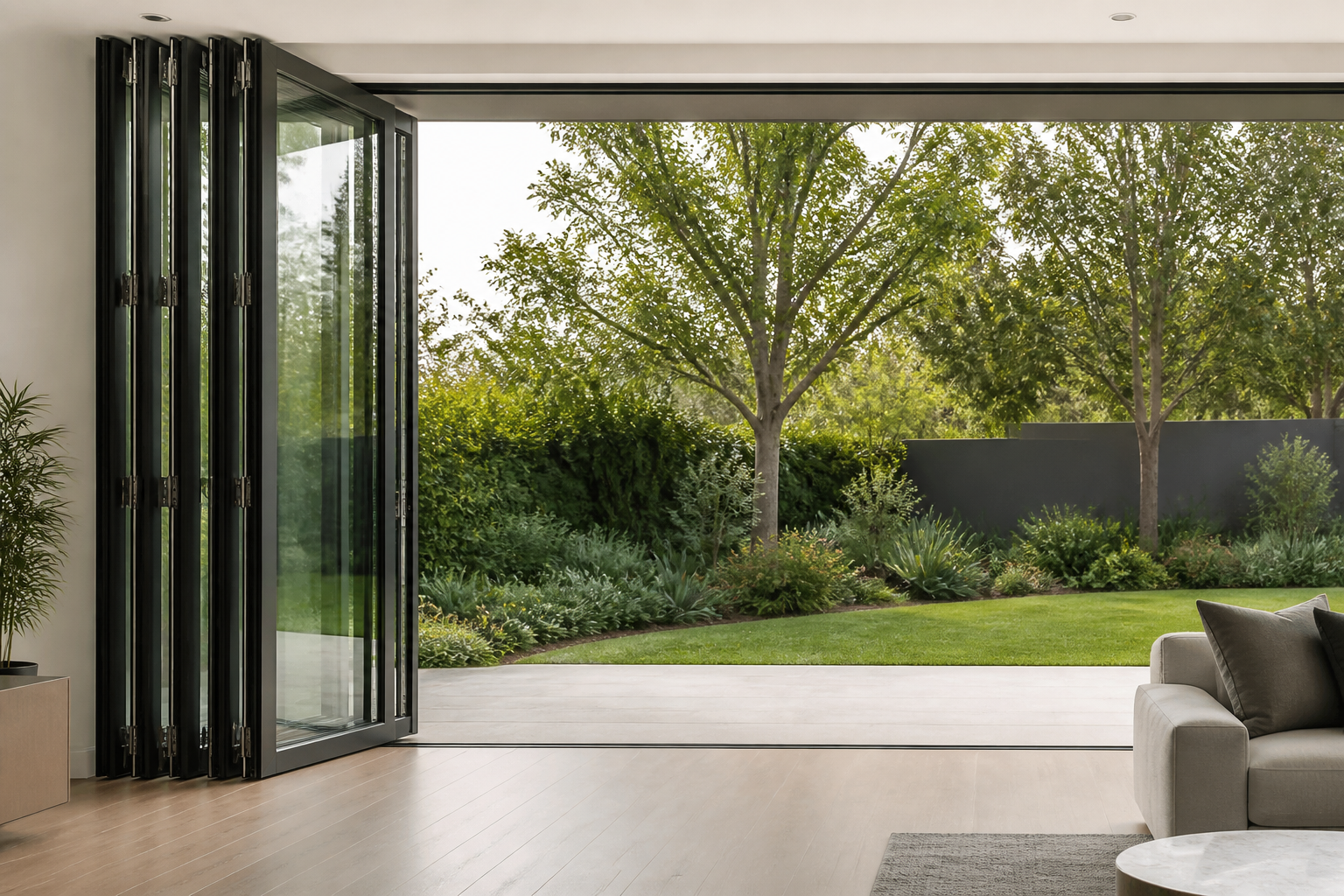 VLX 100 Bifold / Folding Door in Port St. Lucie, FL | TruePane Windows & Doors - detail 4