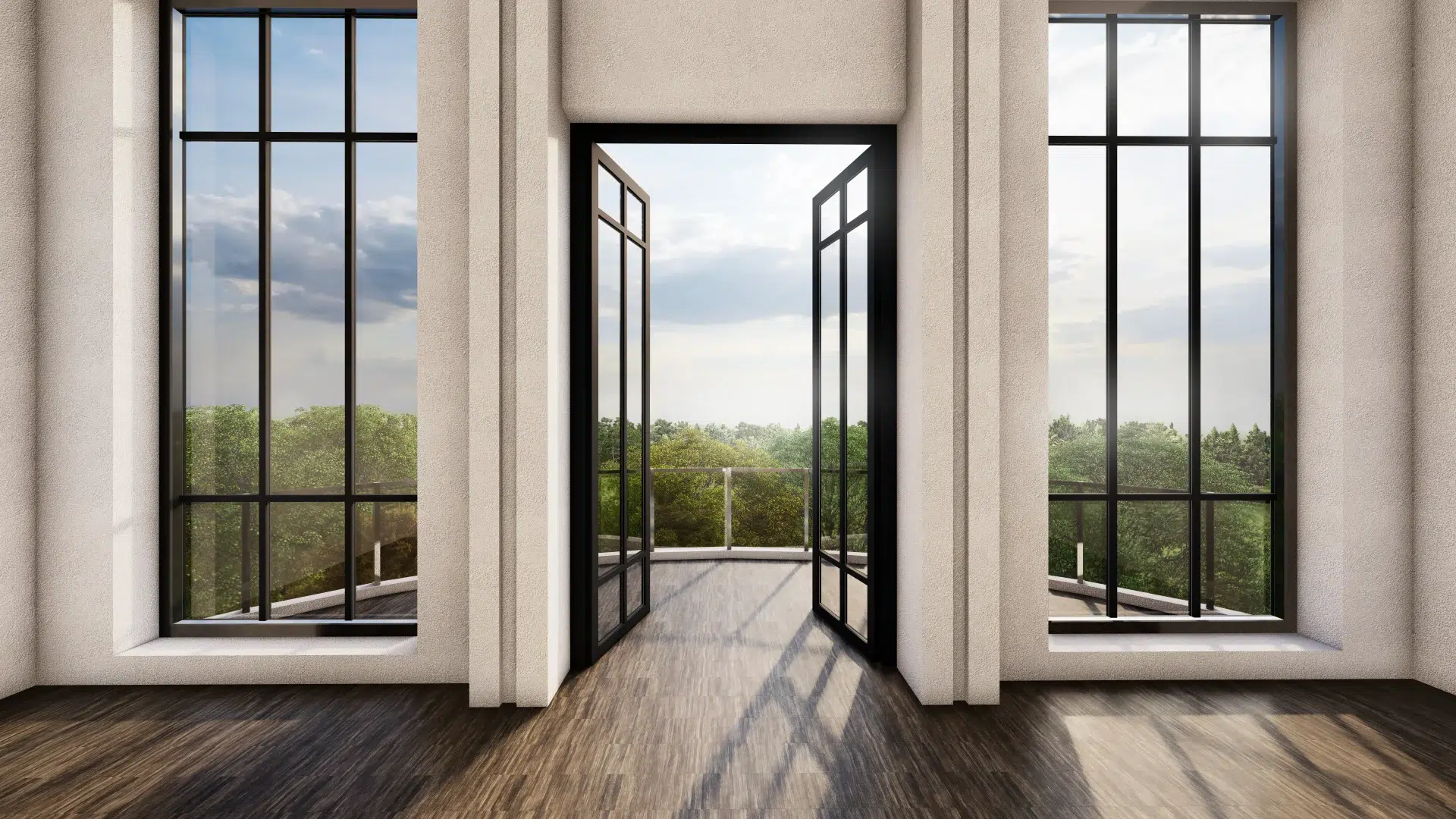 VLX 100 Double Swing / French Door in Port St. Lucie, FL | TruePane Windows & Doors - detail 1