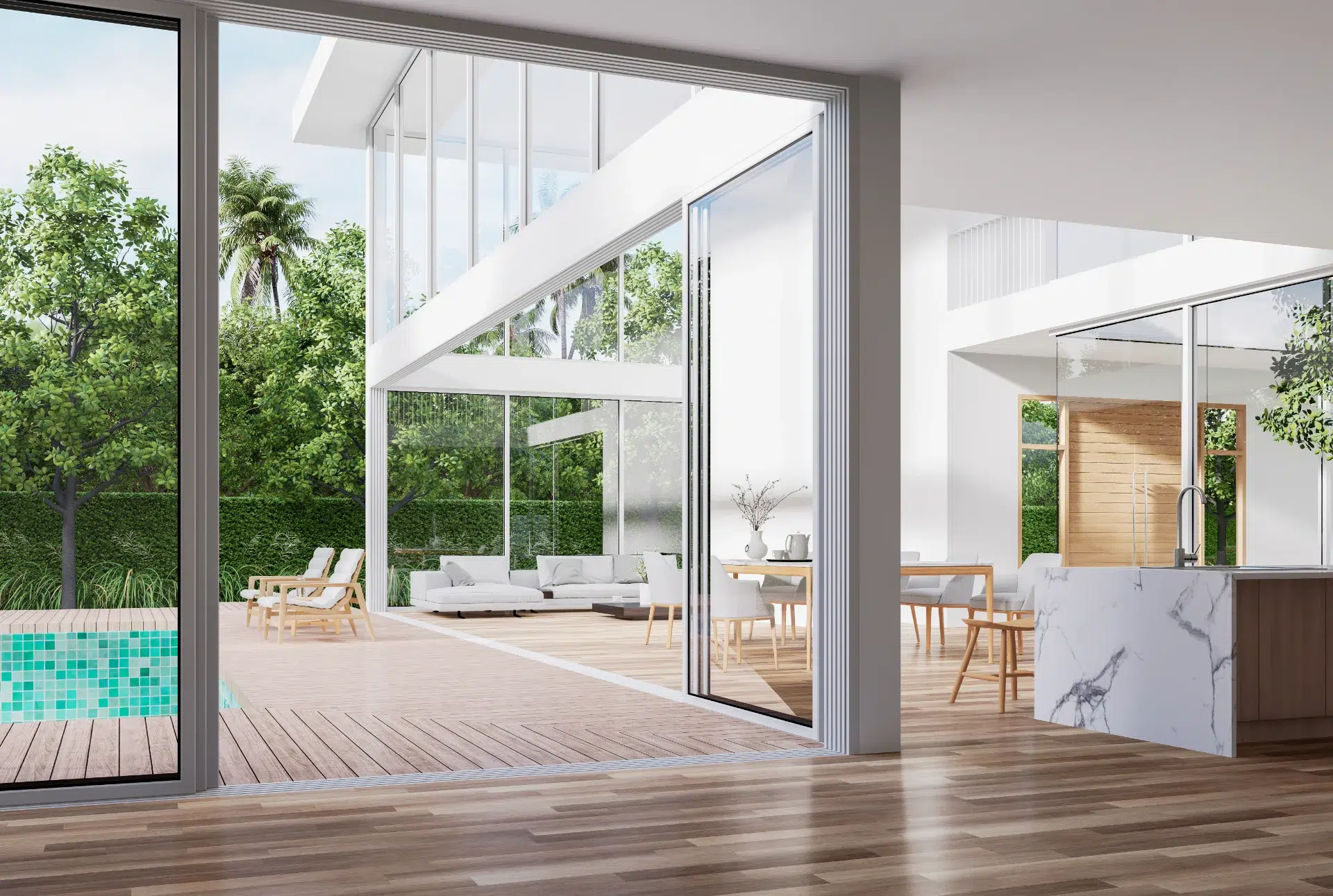VLX 138 Panoramic Sliding Door in Port St. Lucie, FL | TruePane Windows & Doors - detail 1