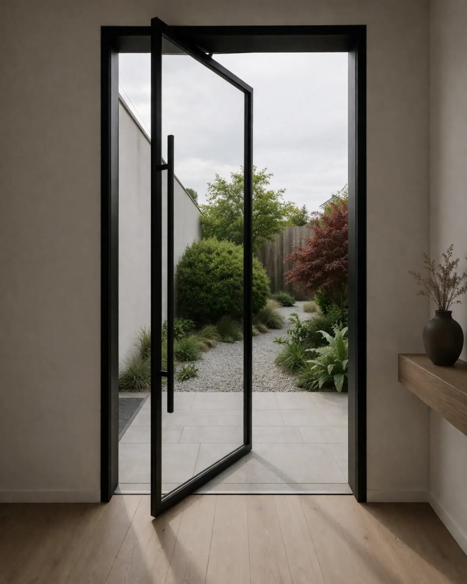 VLX 100 Pivot Door in Port St. Lucie, FL | TruePane Windows & Doors - detail 1